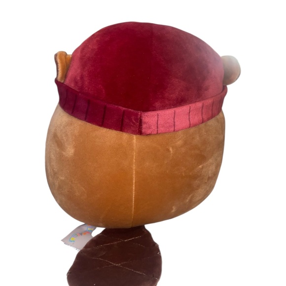 Squishmallows Squish Chip Beaver in Red Beanie 8” Plush Stuffed Animal NWT - Picture 3 of 14